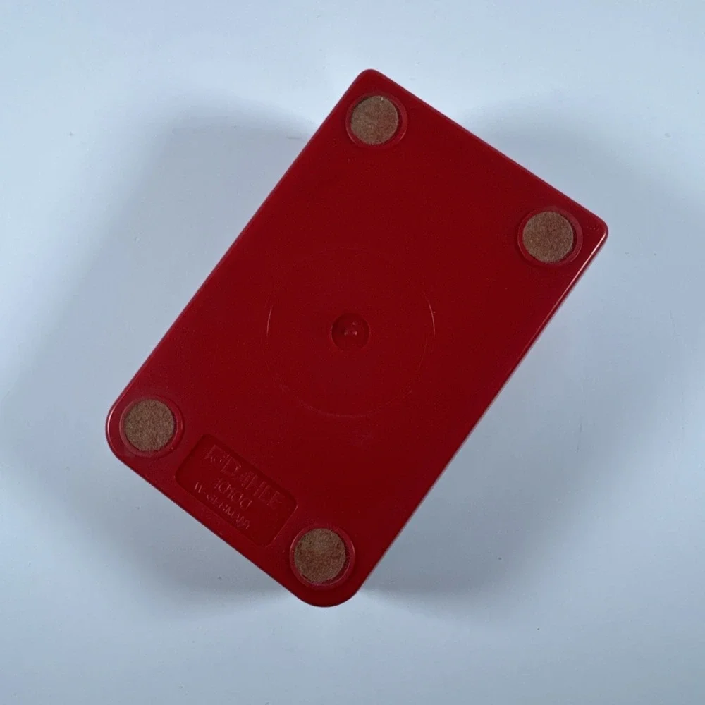 Vintage Dahle Red Paper Clip Holder Dispenser Made In Germany Desk Accessory